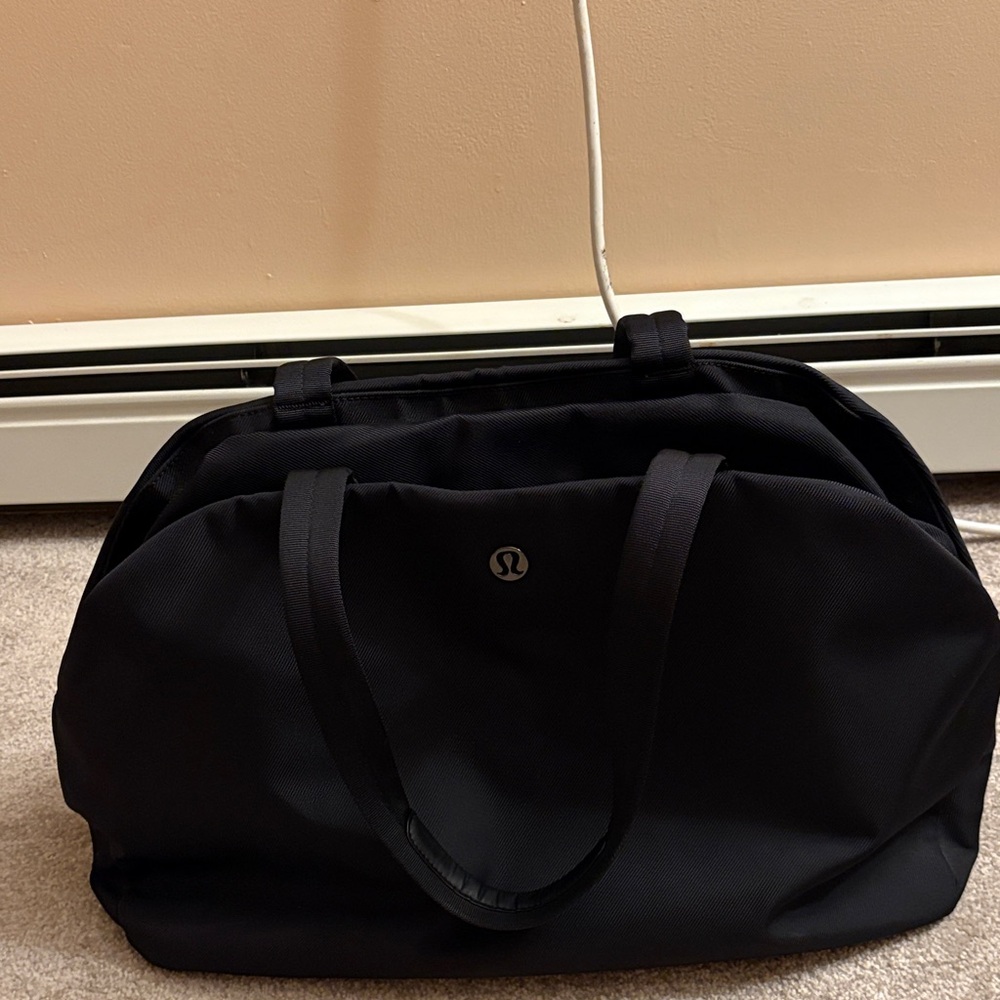 lululemon athletica Black Duffel Bag